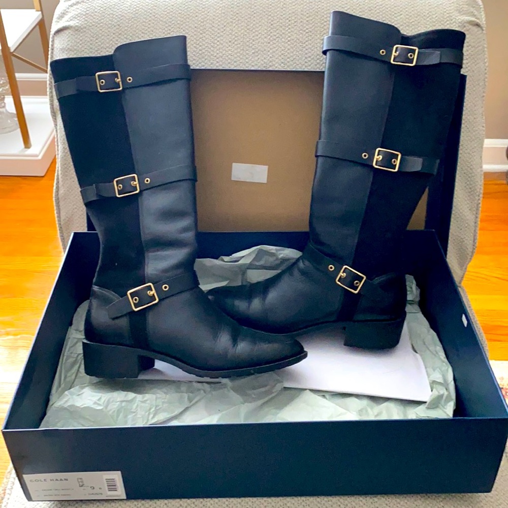 Cole Hann “Salem” tall riding boot